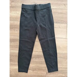 J. Crew Any Day Black Stretch Zipper Ankle Pants Petite LP NWT‎